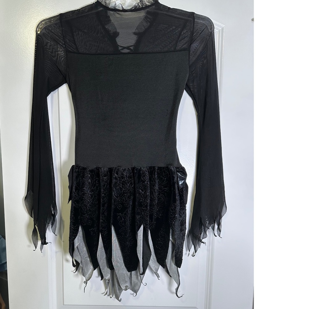 Womens/Teens Halloween‎ Costume Dress Black Long Sleeve Witch Gothic,Cosplay